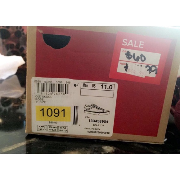 SOLD @35$ Vans Old Skool, Rose/ Maroon Men’s 11 - Picture 5 of 5